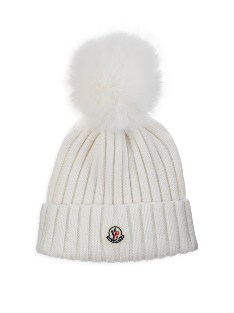 Mainline Rib-Knit & Faux Fur Beanie | Saks Fifth Avenue