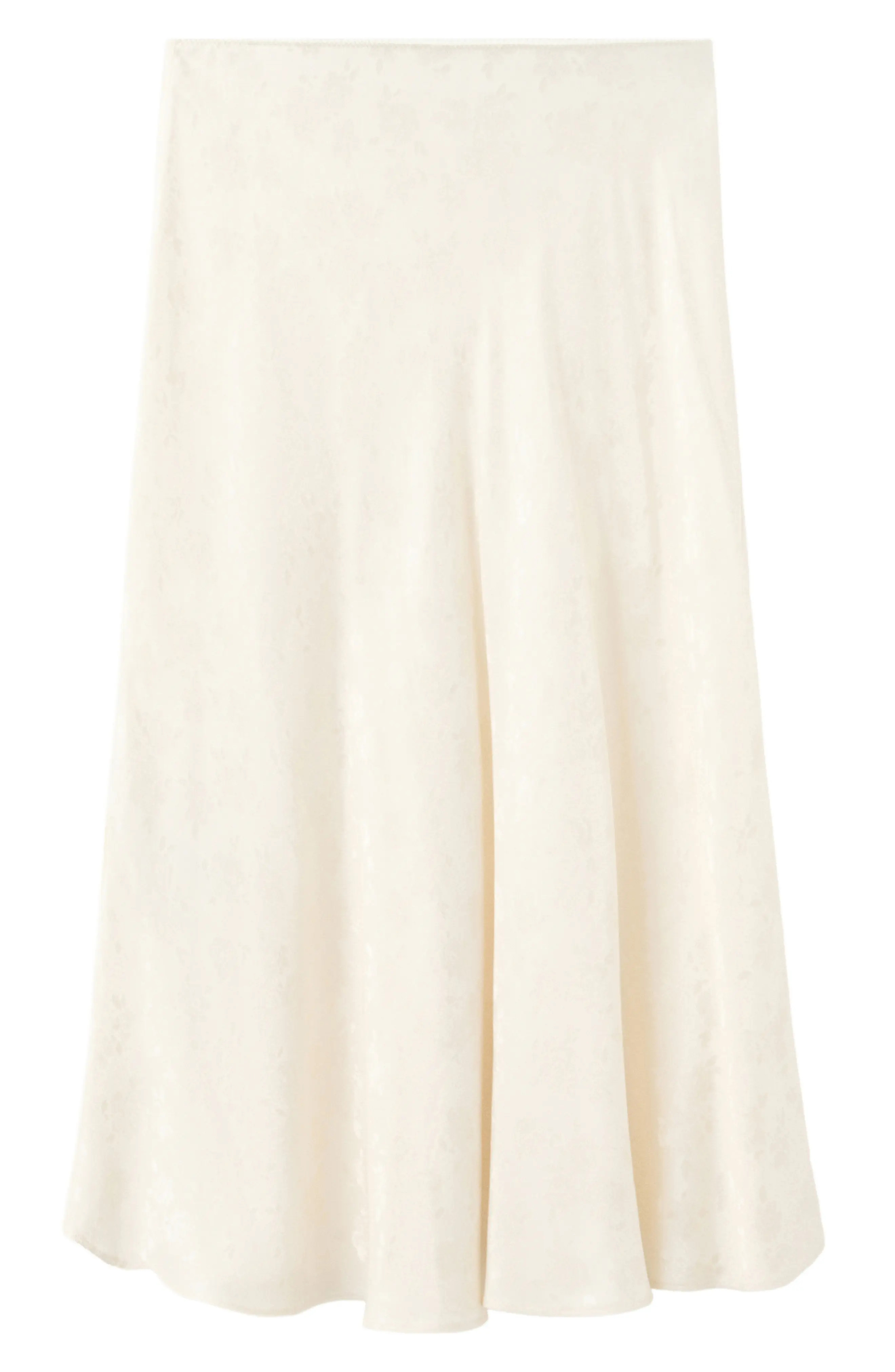 MANGO Floral Jacquard A-Line Midi Skirt (Women) | Nordstrom | Nordstrom