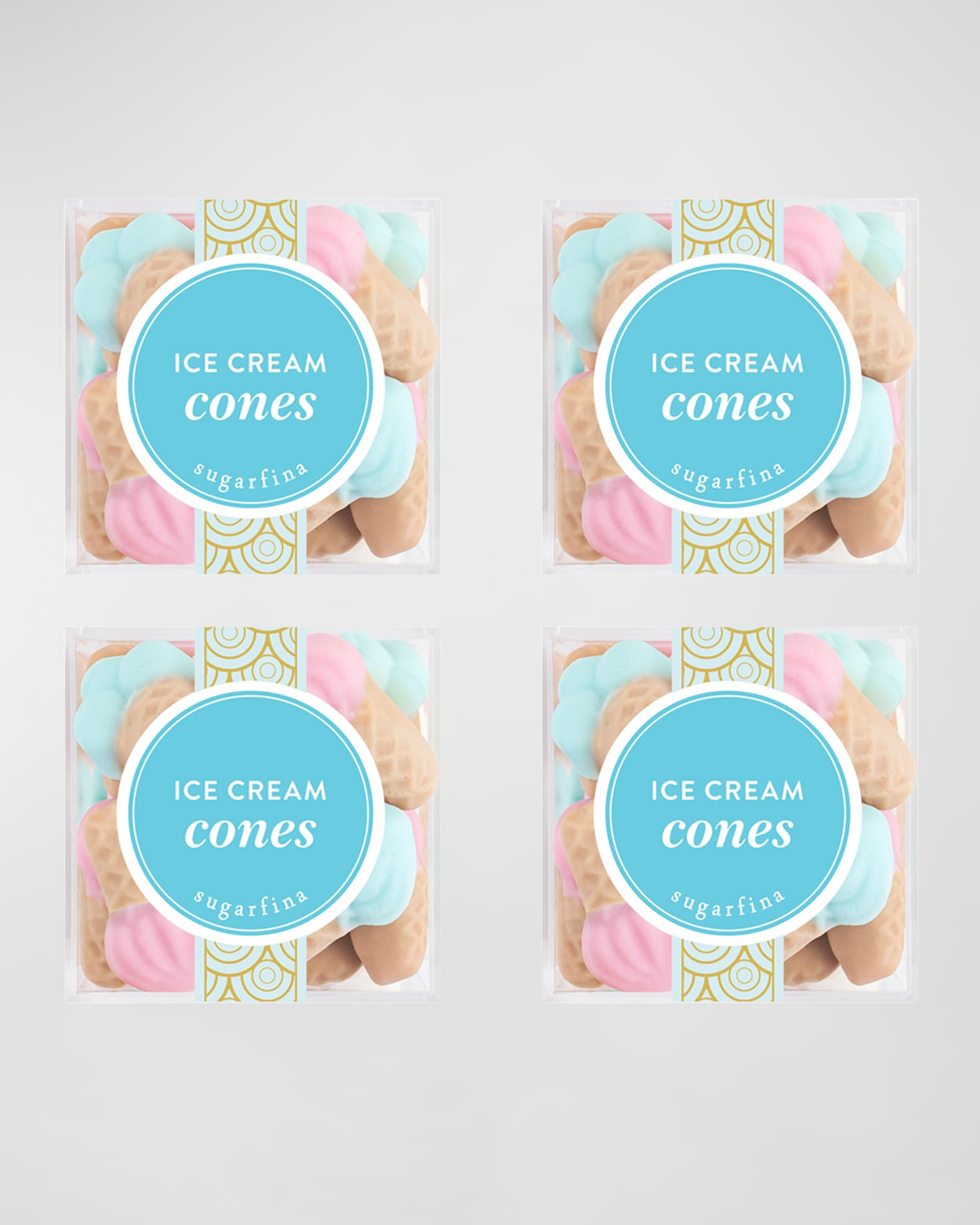 Sugarfina Ice Cream Cones, Small Cube 4-Piece Kit | Neiman Marcus