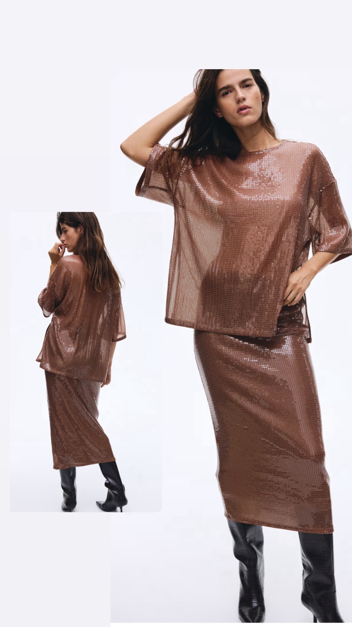 Beautiful mocha brown set from h&m 

#LTKwedding #LTKfestive #LTKpartywear