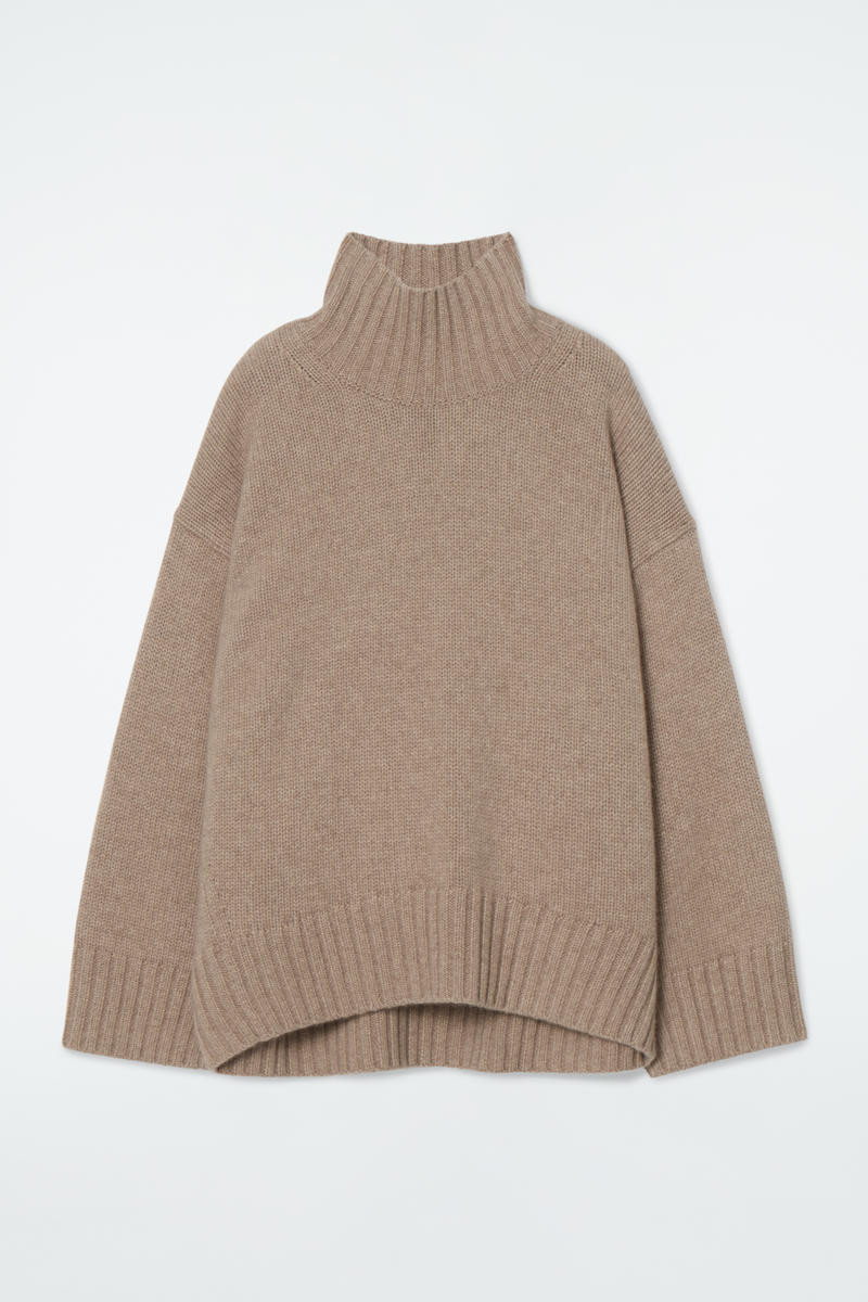 Chunky Pure Cashmere Turtleneck Sweater | COS (US)