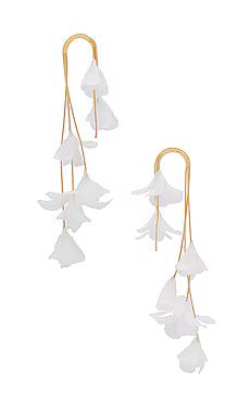 SHASHI Florence Multi Drop Earring in White & Gold from Revolve.com | Revolve Clothing (Global)