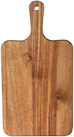 17x9 Inch Acacia Cutting Board Wood Serving Board with Handle Acacia Chopping Board for Home Kitc... | Amazon (US)