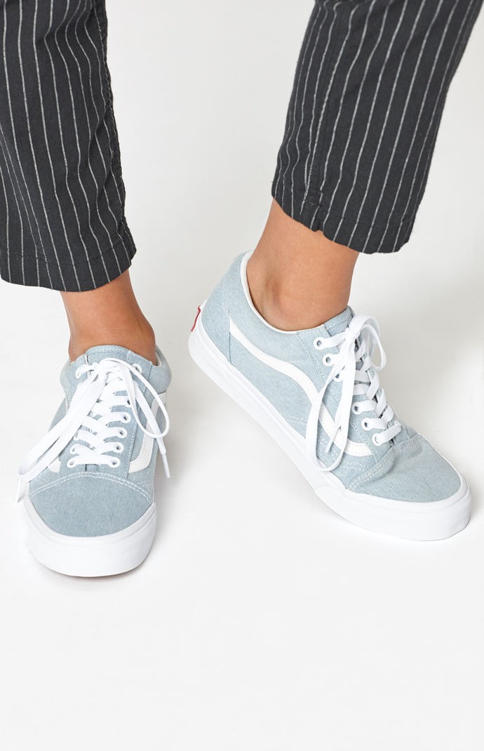 Vans Womens Women's Blue Old Skool Sneakers | PacSun