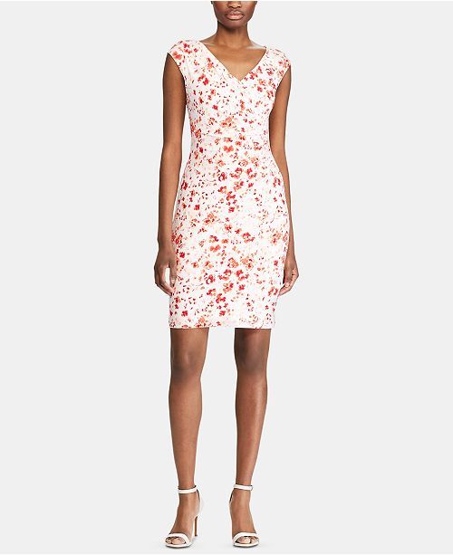 Lauren Ralph Lauren Floral-Print Dress & Reviews - Dresses - Women - Macy's | Macys (US)