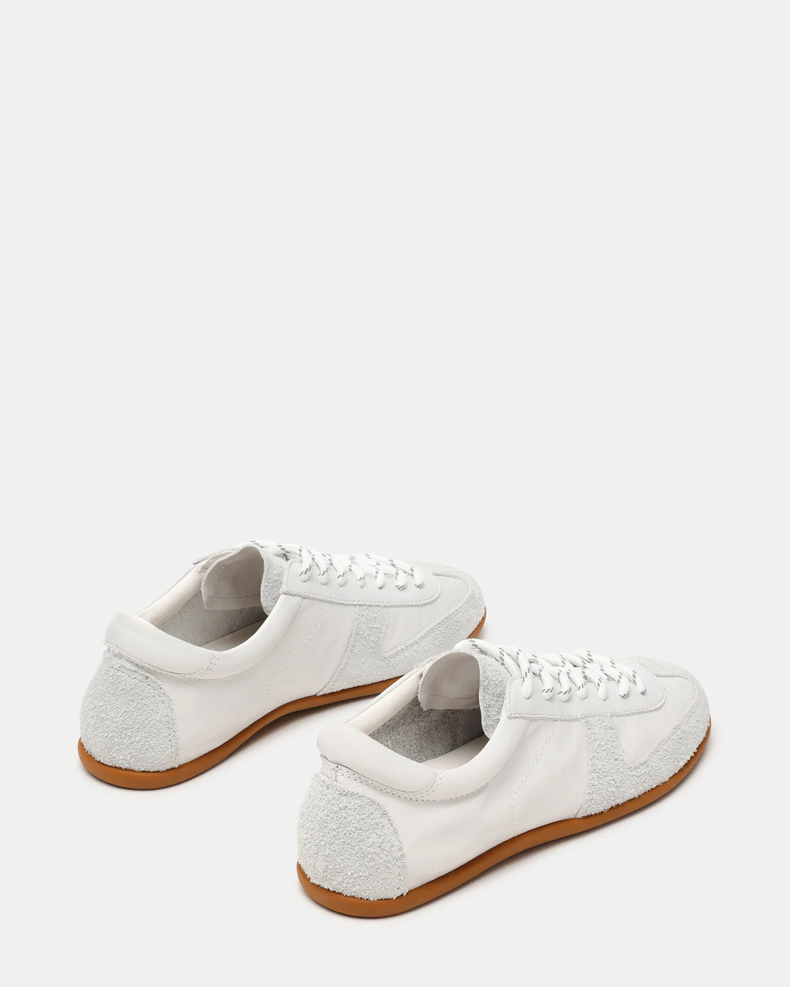 JAXSON White Low-Top Lace-Up Women's Sneaker | Steve Madden (US)