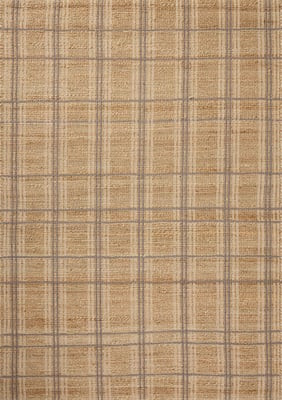 Judy JUD-02 Natural/Stone Jute/Cotton Handwoven Area Rug | Rugs Direct