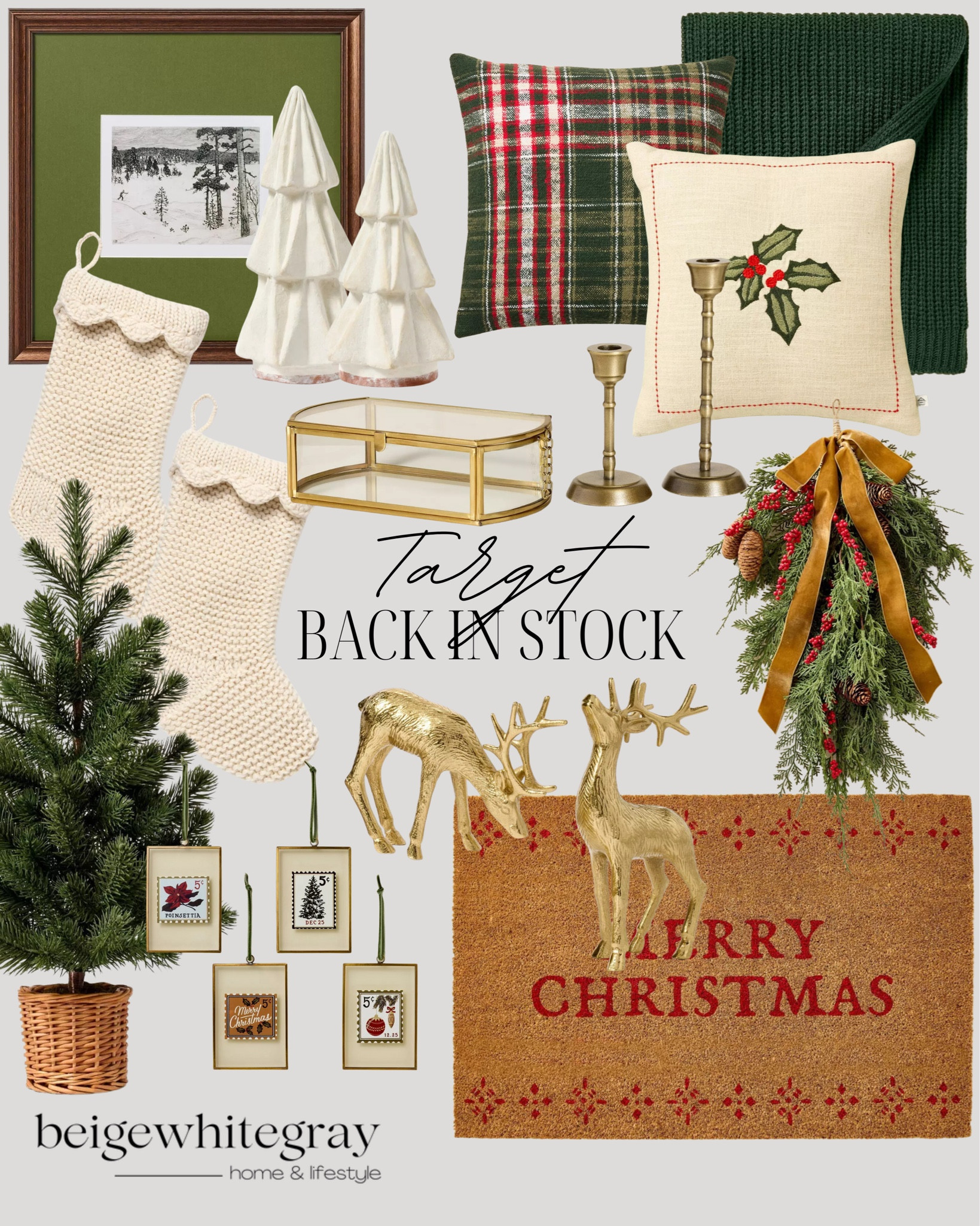 Back in stock Target Holiday!

Target Home / Target Winter / Threshold Holiday / Studio Mcgee Holiday / Hearth and Hand Holiday / Winter Home / Winter Home Decor / Winter Decorative Accents / Winter Throw Pillows / Winter Throw Blankets / Neutral Home / Neutral Decorative Accents / Living Room Furniture / Entryway Furniture / WinterGreenery / Faux Greenery / Winter Vases / Winter Colors /  Winter Area Rugs / Holiday Home / Holiday Decor / Holiday Garland / Holiday Trees / Holiday Wreaths / Knit Throw Blankets / 

#LTKHoliday #LTKSeasonal #LTKHome