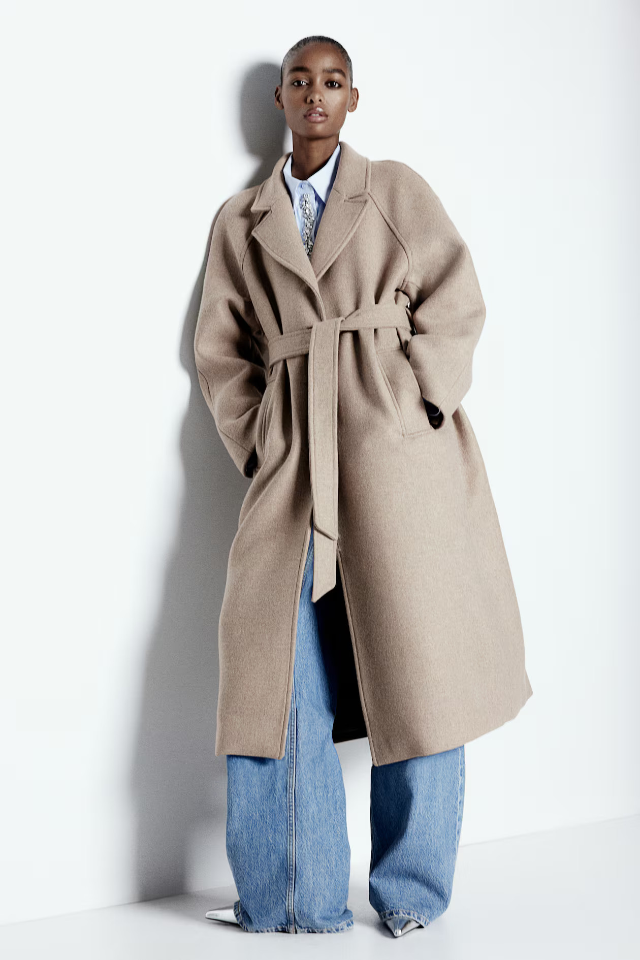 Wool-Blend Maxi Coat | H&M (US + CA)