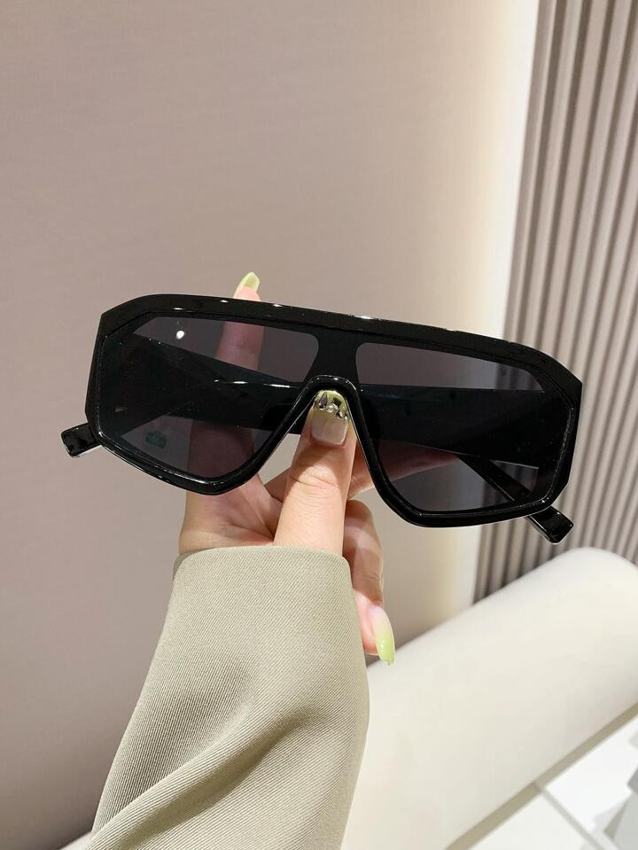 90's Vintage Geometric Frame Sunglasses-The Perfect Travel Accessory For Women Street Sunglasses ... | SHEIN