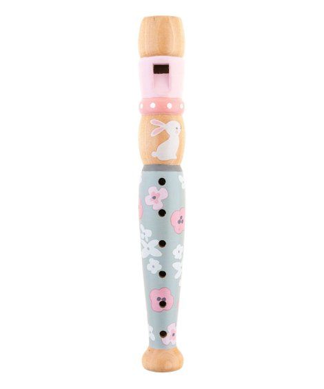 Pastel Bunny Wood Recorder Flute | Zulily