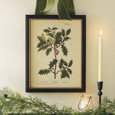 Framed Holly & Bery Wall Art | Grandin Road