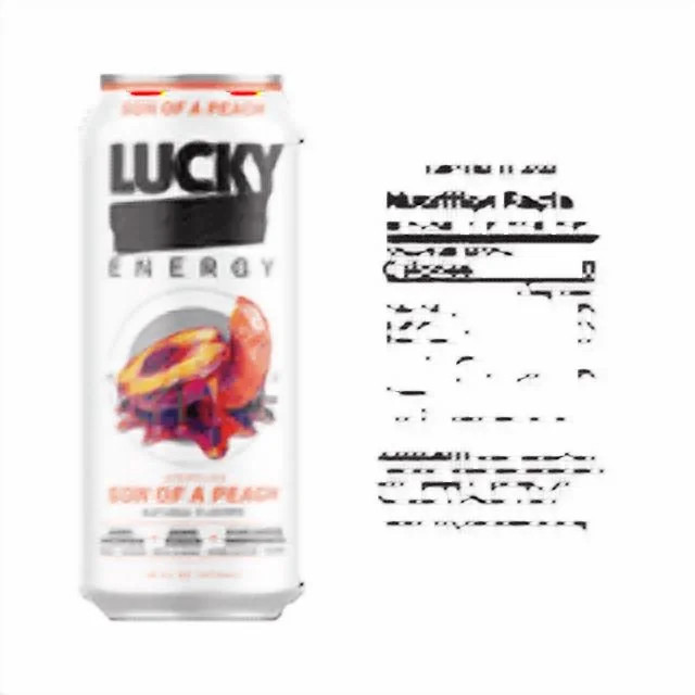 Lucky Energy Sugar Free Energy Drinks 16 fl oz Can, Son of a Peach with Maca, Ginseng, Taurine, B... | Walmart (US)