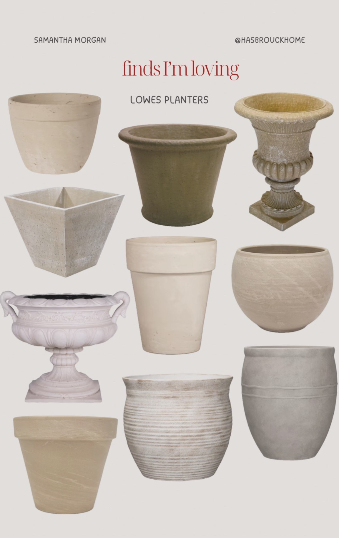 Love these planters! Lowe’s has the best options at affordable prices 

#LTKdayinmylife #LTKSaleAlert #LTKHome