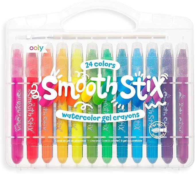 OOLY, Smooth Stix Watercolor Gel Crayons - 25 PC Set | Amazon (US)