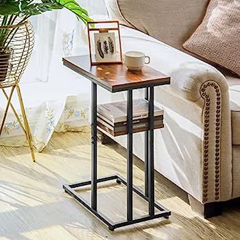Yoobure C Shaped End Table, Side Table for Couch and Bed, Small Side Table for Small Spaces, Livi... | Amazon (US)