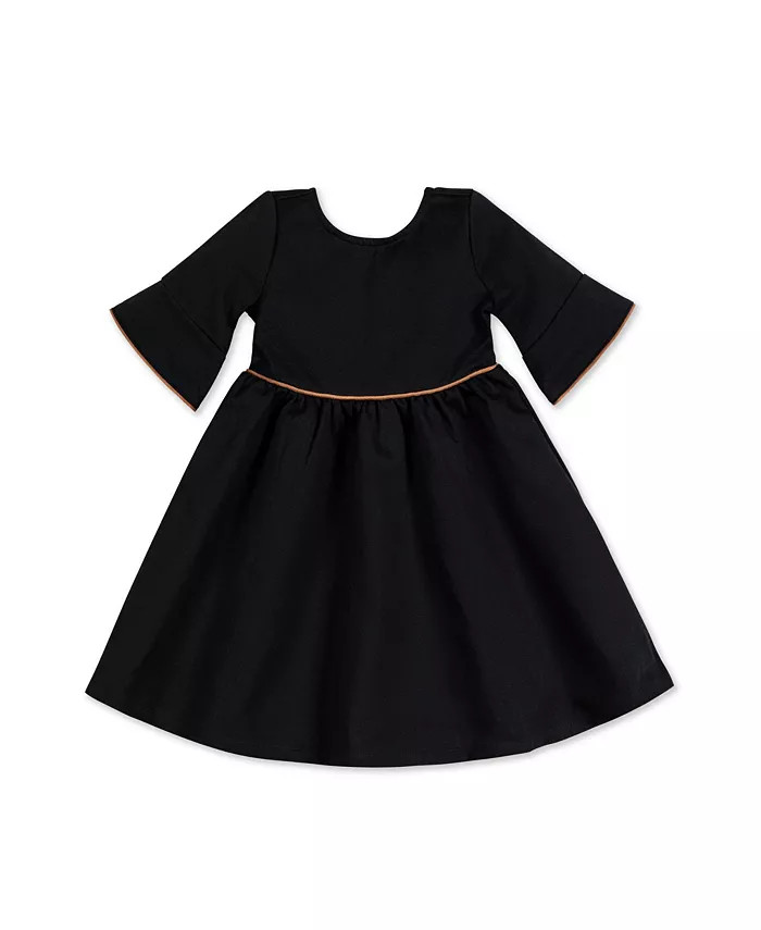 Big Girls Ruffle Sleeve Ponte Dress with Suede Detail Created for Macy's | Macy's