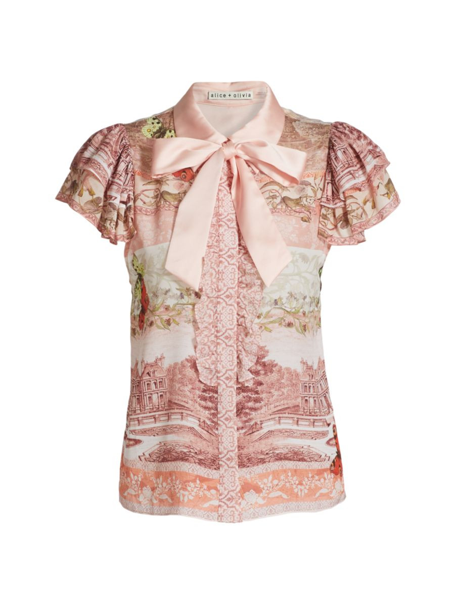 Minda Versailles Silk Blouse | Saks Fifth Avenue