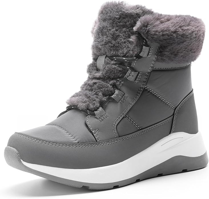DREAM PAIRS Women's Winter Snow Boots, Faux Fur Waterproof Ankle Booties, Zaylee Ladies Comfortab... | Amazon (US)