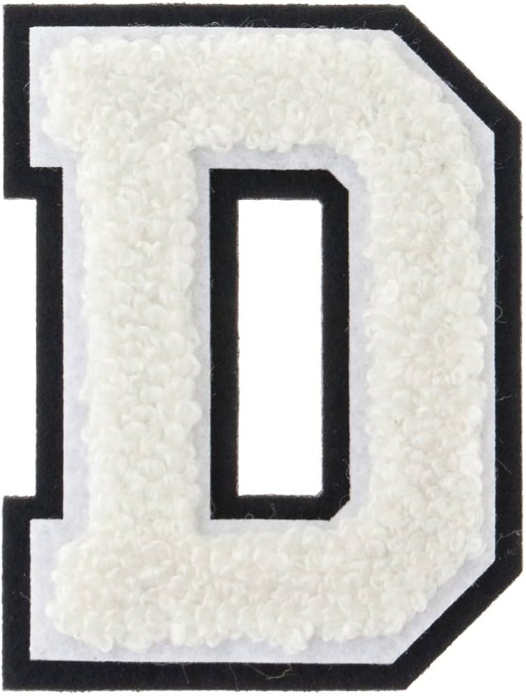 M&J Trimming Iron On Letters - Varsity Chenille A-Z Patches - Iron Adhesive or Sew On Appliques -... | Amazon (US)