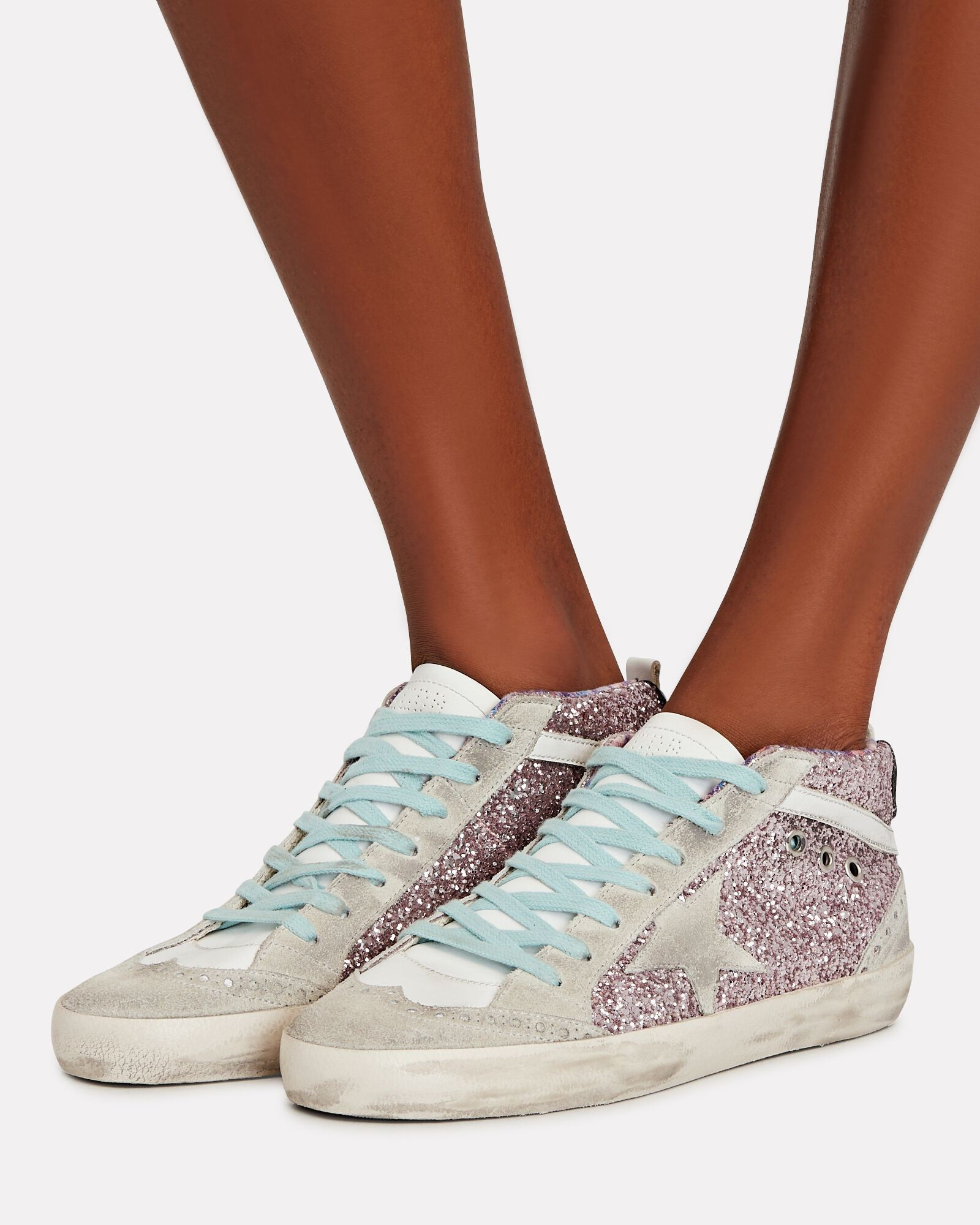Mid Star Glitter Sneakers | INTERMIX