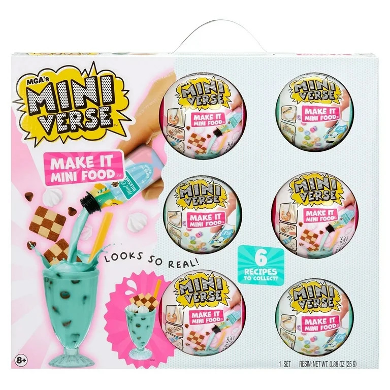 MGA's Miniverse Café & Diner Food, 6 Pack | Walmart (US)