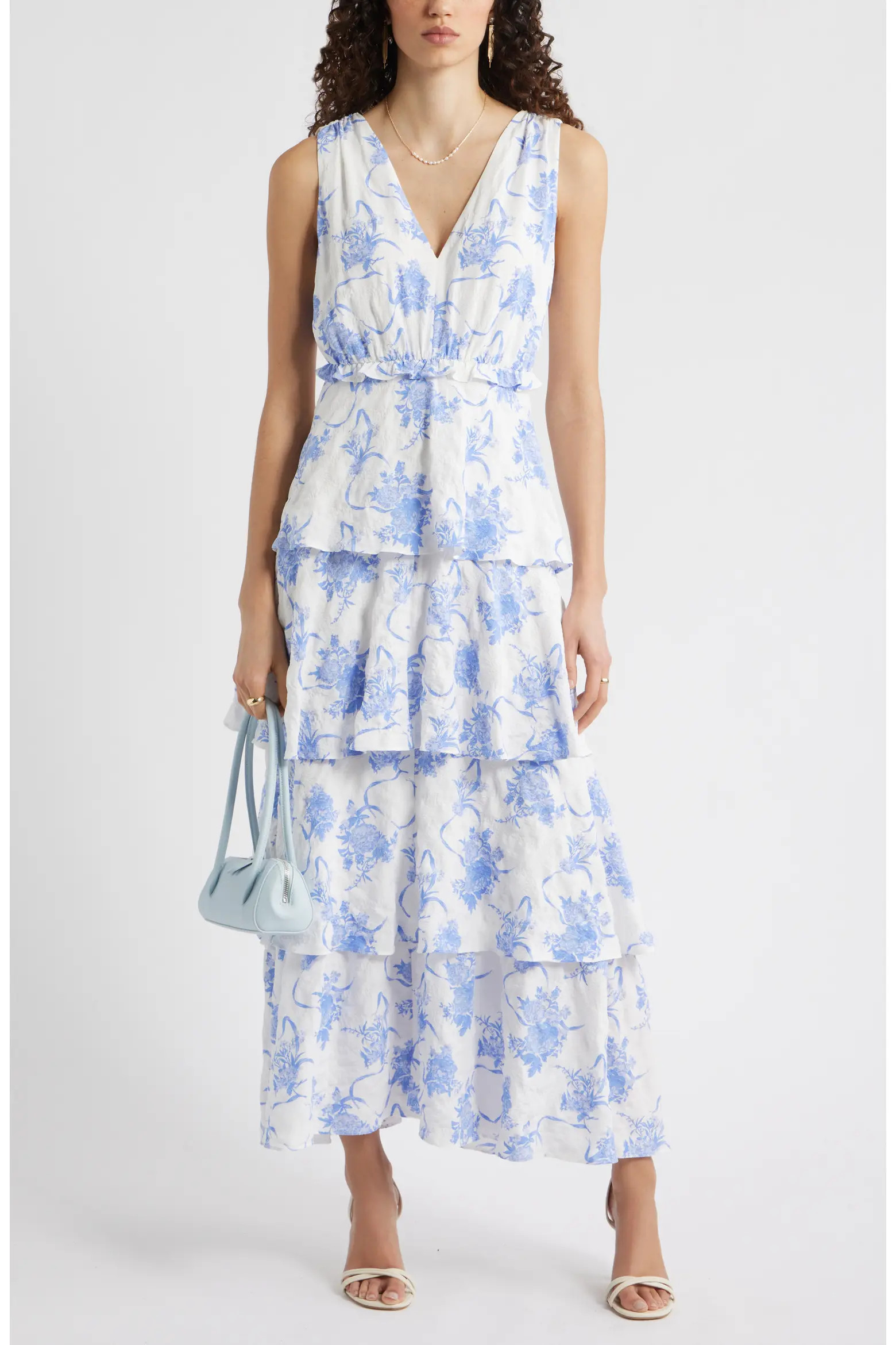 Chelsea28 Floral Tiered Maxi Dress (Women) | Nordstrom | Nordstrom