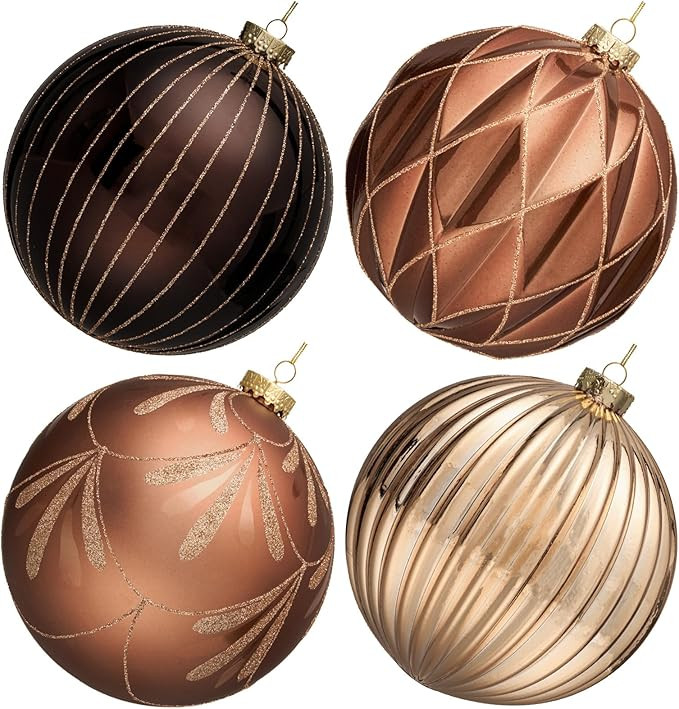 JORNOY Christmas Balls Ornaments Set, 6 inch/150mm Extra Large Shatterproof Plastic Hanging Bulbs... | Amazon (US)