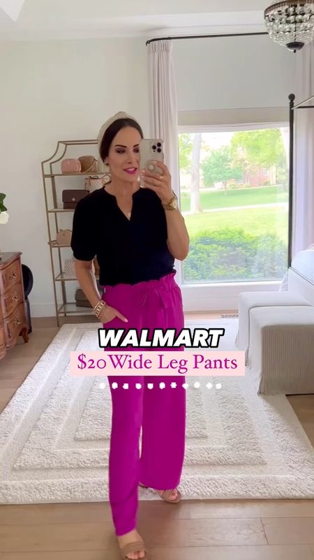 RESTOCK alert! $20 viral pants + $17 tops! 👏 Comment LINK below for direct links sent right to your DMs! 😍 We found the cutest tie waist pants that are so comfy and perfect for spring & summer! This gorgeous purple pink color {as well as many others} just restocked in ALL sizes!!!! 🎉 They come in 15+ colors and run true to size {but size up if between for the best fit}. We have size small on here. They are breezy too so perfect for warm temps! ☀️We are also loving these adorable flutter sleeve blouses that comes in a ton of colors. This crochet waffle knit top does as well! 🛍️ Comment below if you’d like us to send you all the details! P.S. these tops are on sale for just $17 and come in tons or colors as well! 🎉

#LTKSaleAlert