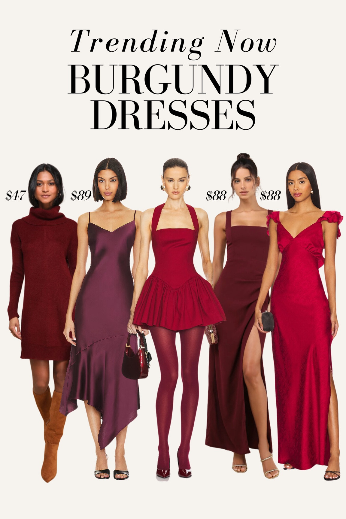 Fall trend: burgundy dresses! Affordable fall dress, red dress, wedding guest dress

#LTKSeasonal #LTKFindsUnder100 #LTKStyleTip