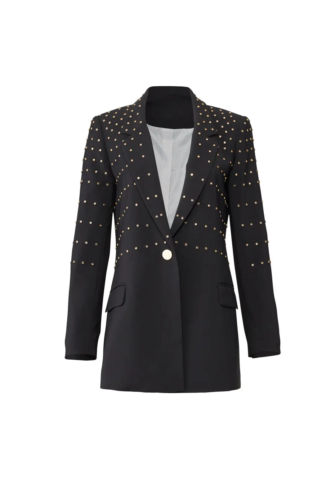 Black Studded Blazer | Rent The Runway