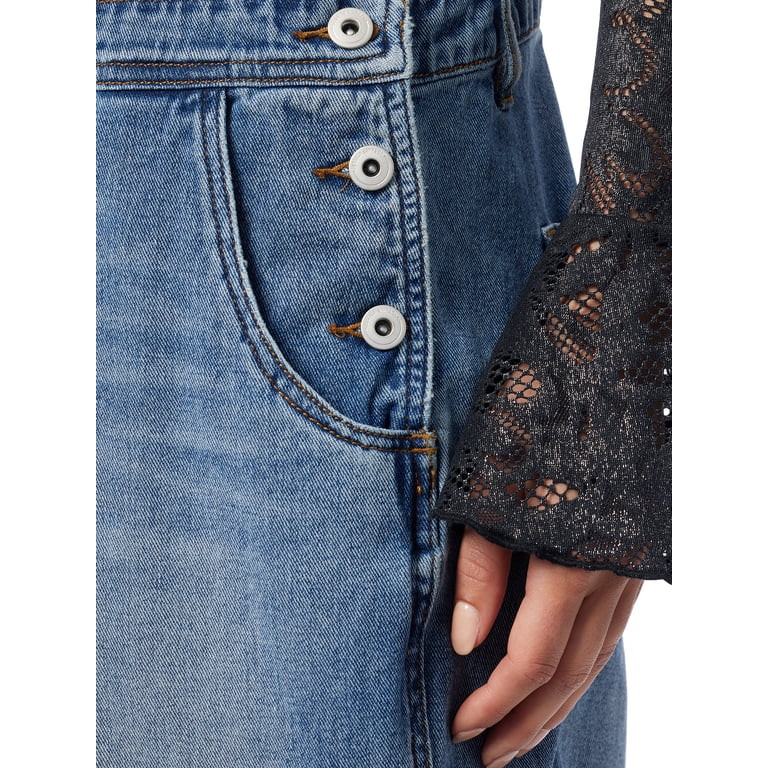 Jessica Simpson Women's and Women's Plus Baggy Overall, Sizes XS-4X | Walmart (US)