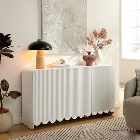 Modway Dahlia Sideboard Storage Cabinet in White | Walmart (US)