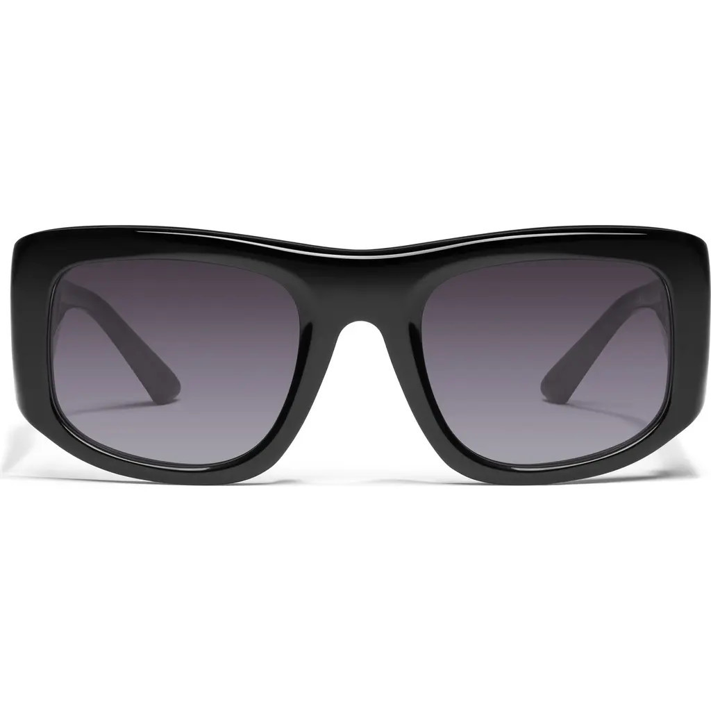 QUAY x Guizio Uniform 55mm Square Sunglasses in Black/Smoke at Nordstrom Rack | Nordstrom Rack