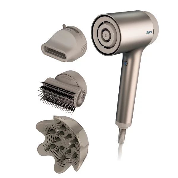 Shark™ HyperAIR Hair Dryer HD120BRN Concentrator, Brush, Diffuser - Walmart.com | Walmart (US)