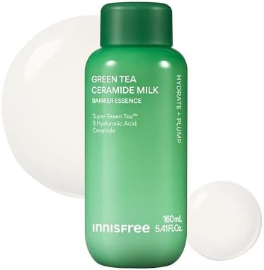 innisfree Green Tea Ceramide Milk | Hydrating & Lightweight Korean Milky Toner for Barrier Repair... | Amazon (US)