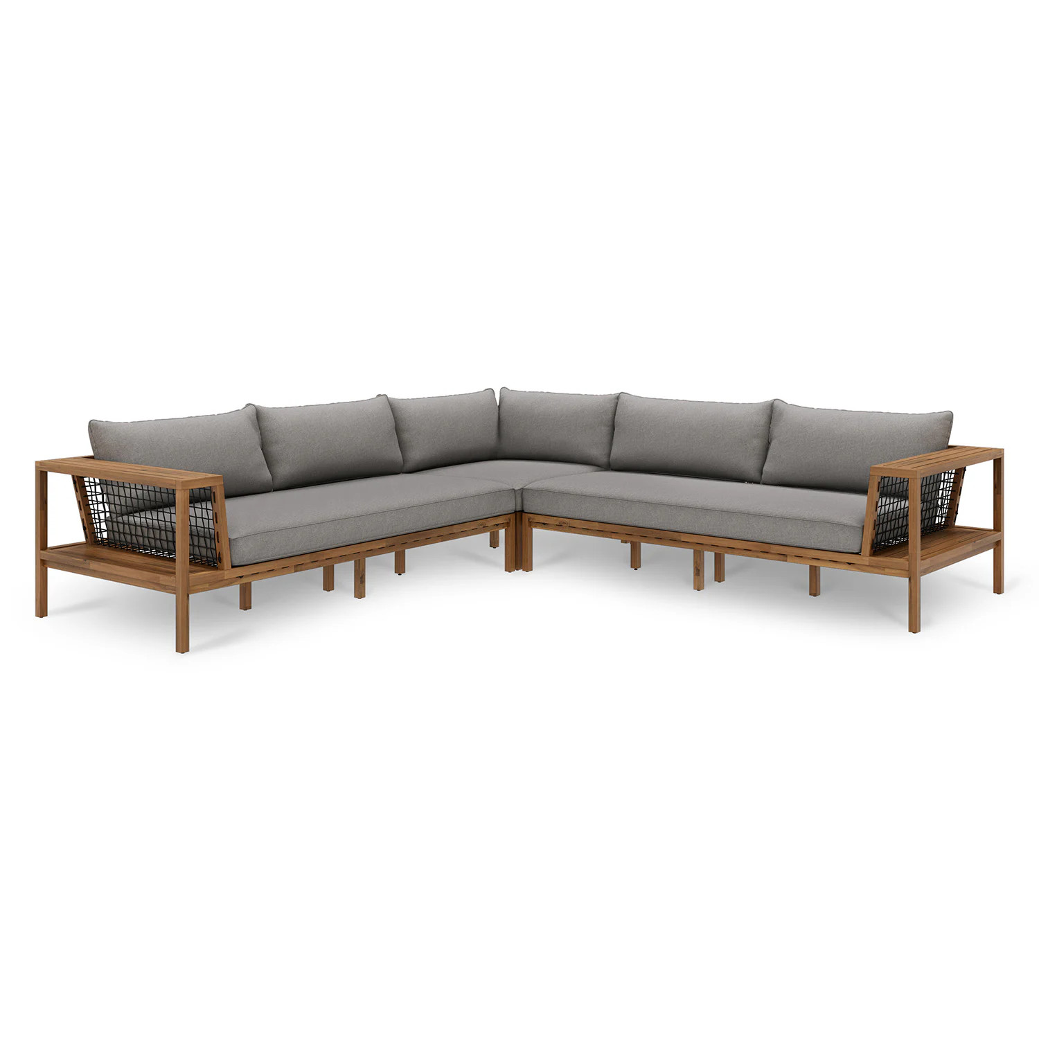Callais 120" Outdoor Sectional - Taupe Gray | Article