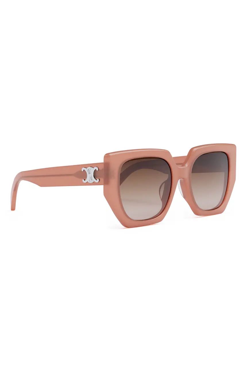 Triomphe 55mm Butterfly Sunglasses | Nordstrom