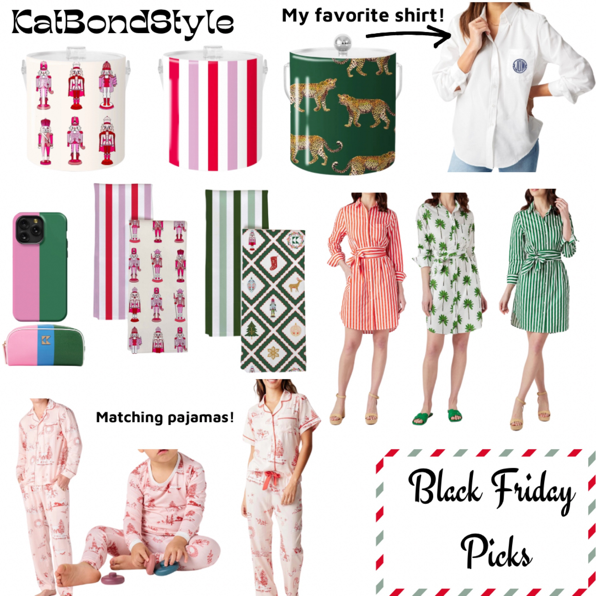 Today’s Black Friday shoutout is for one of my favorite shops - Katie Kime! Their personalizable shirts are my absolute favorites in my wardrobe and the home decor is fantastic as well. Every item I have purchased has been top notch quality and the prints are epic. 

They do tend to have an all-site sale on Black Friday so bookmark this post and shop your faves that weekend!

#LTKCyberWeek #LTKHoliday #LTKGiftGuide
