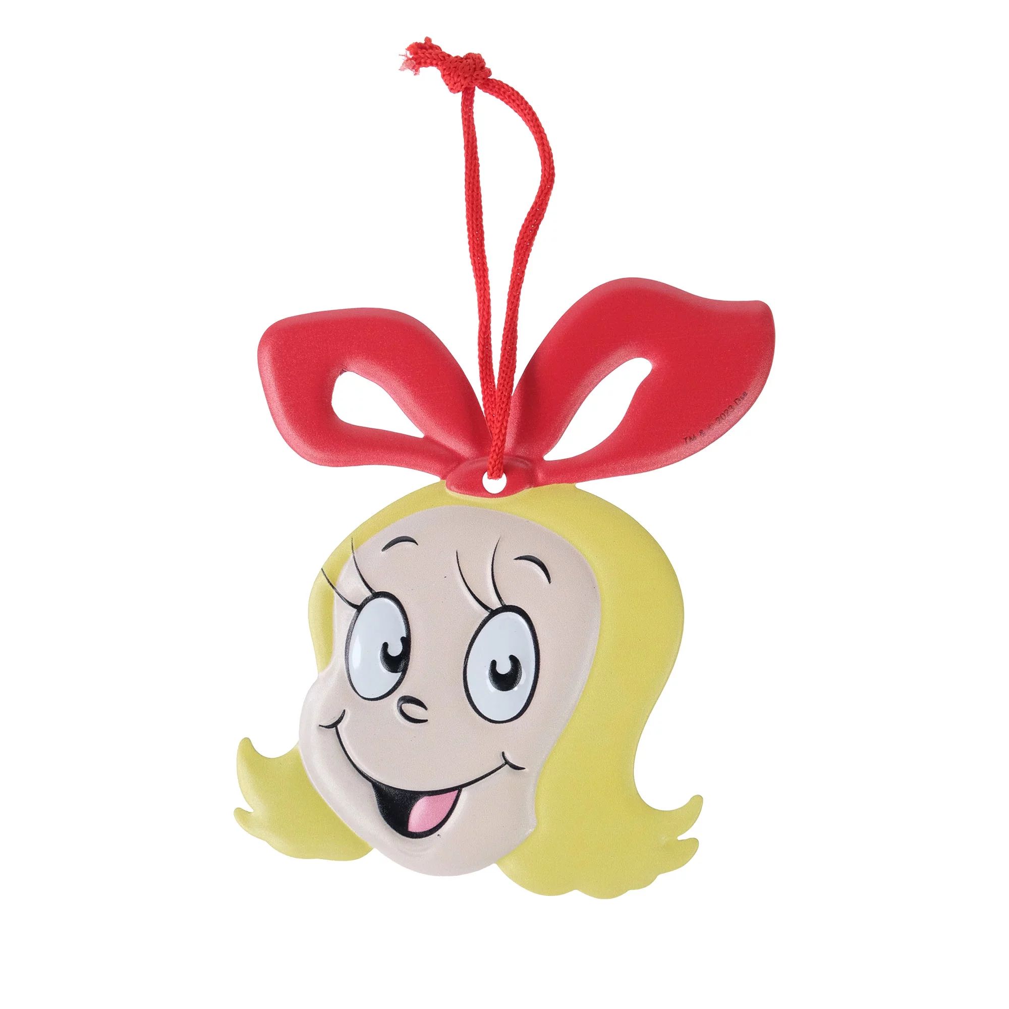 The Grinch Who Stole Christmas, Cindy Lou Who Mini Metal Sign, 5 inches Tall, Red, Novelty Decora... | Walmart (US)