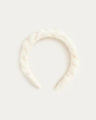 Lilac Pearl Braided Headband | Loeffler Randall