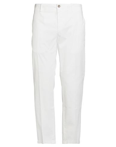 Siviglia White Man Pants White Size 32 Cotton, Elastane | YOOX (US)