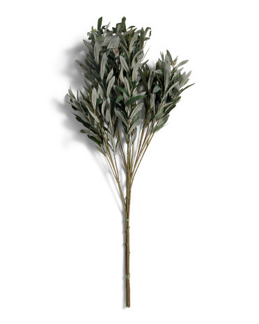 3pk Realistic Faux Olive Branches Bundle | TJ Maxx
