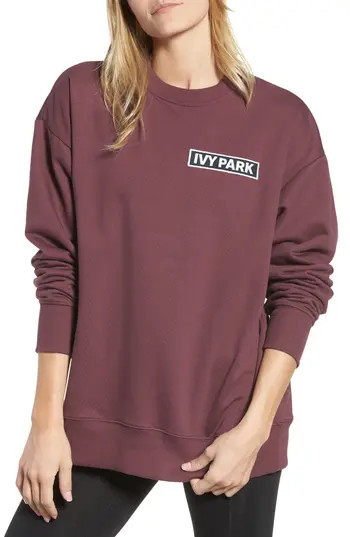Women's Ivy Park Flag Badge Sweatshirt | Nordstrom