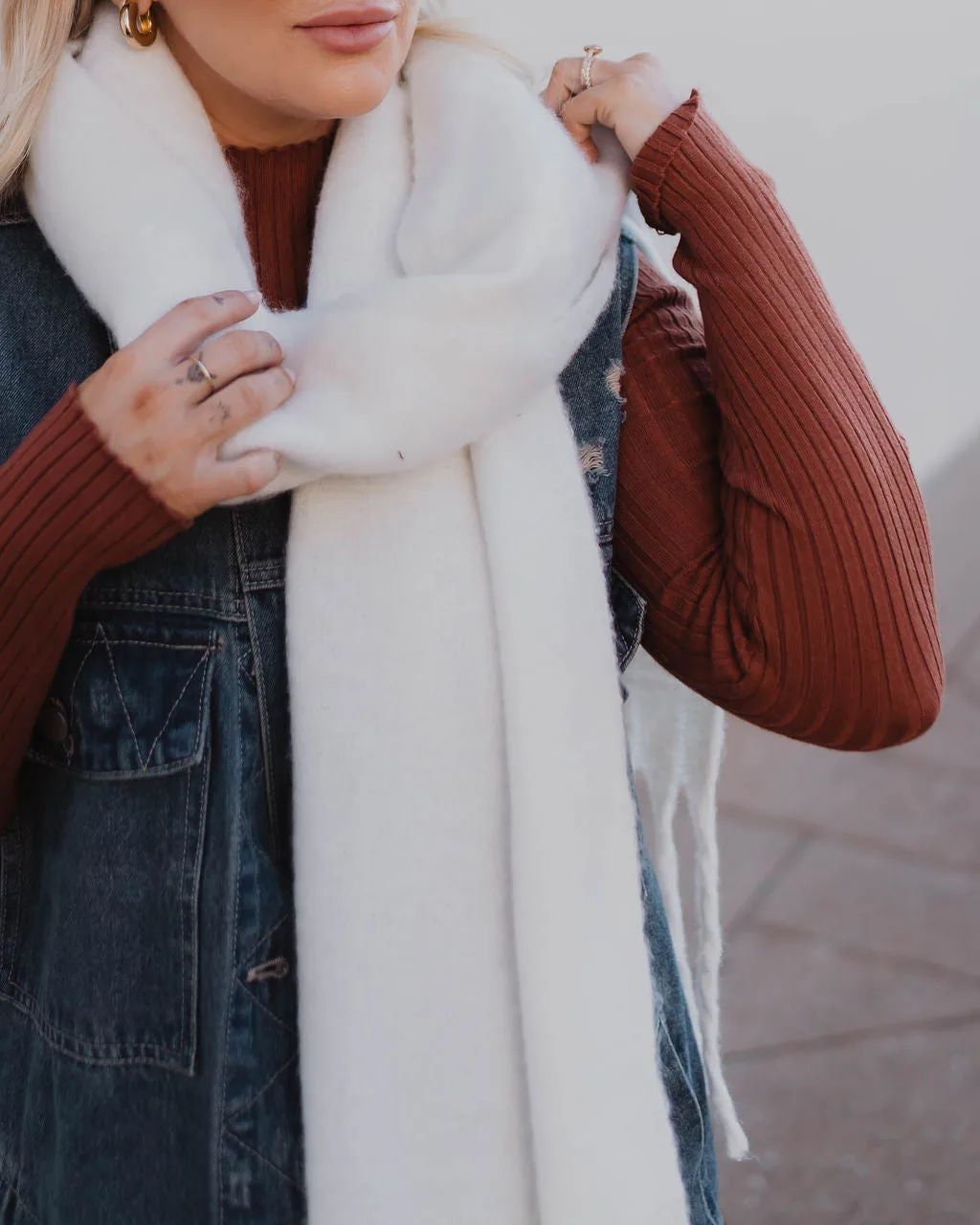 Cuddle Up Large Blanket Scarf | VICI Collection