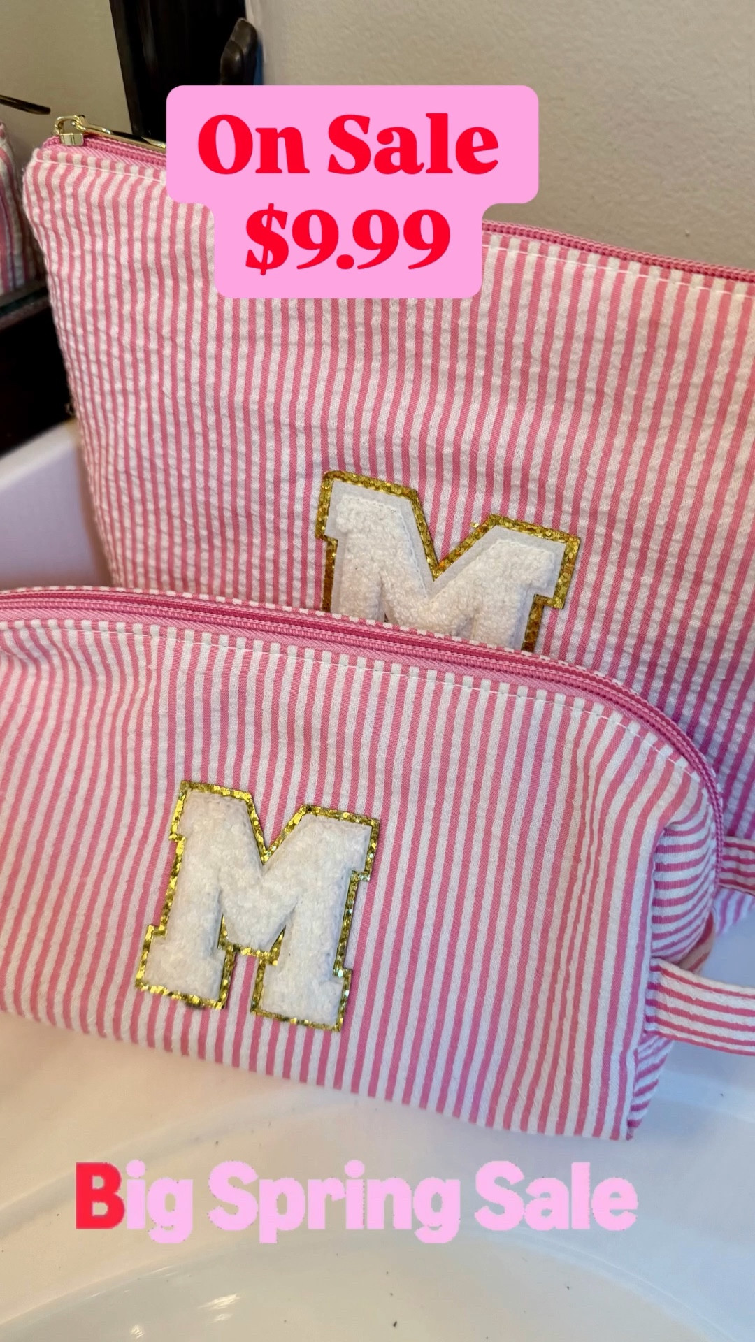 Easter Basket Stuffers for Kids Teen Girls Women | Initial Makeup Bag | Pink Cosmetic Bag Travel Bags
All on sale during the Amazon Big Spring Sale 🩷❤️

#LTKgrwm #LTKTravel #LTKBeauty