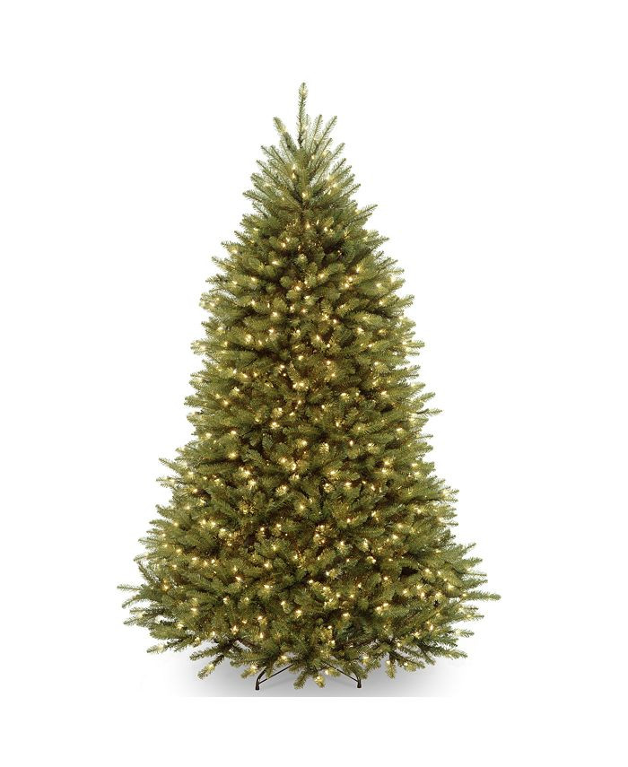 National Tree Company National Tree 7 .5' Dunhill Fir Hinged Tree with 750 Clear Lights & PowerCo... | Macys (US)