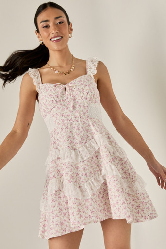 Stella Ditsy Floral Mini Dress | Francesca's