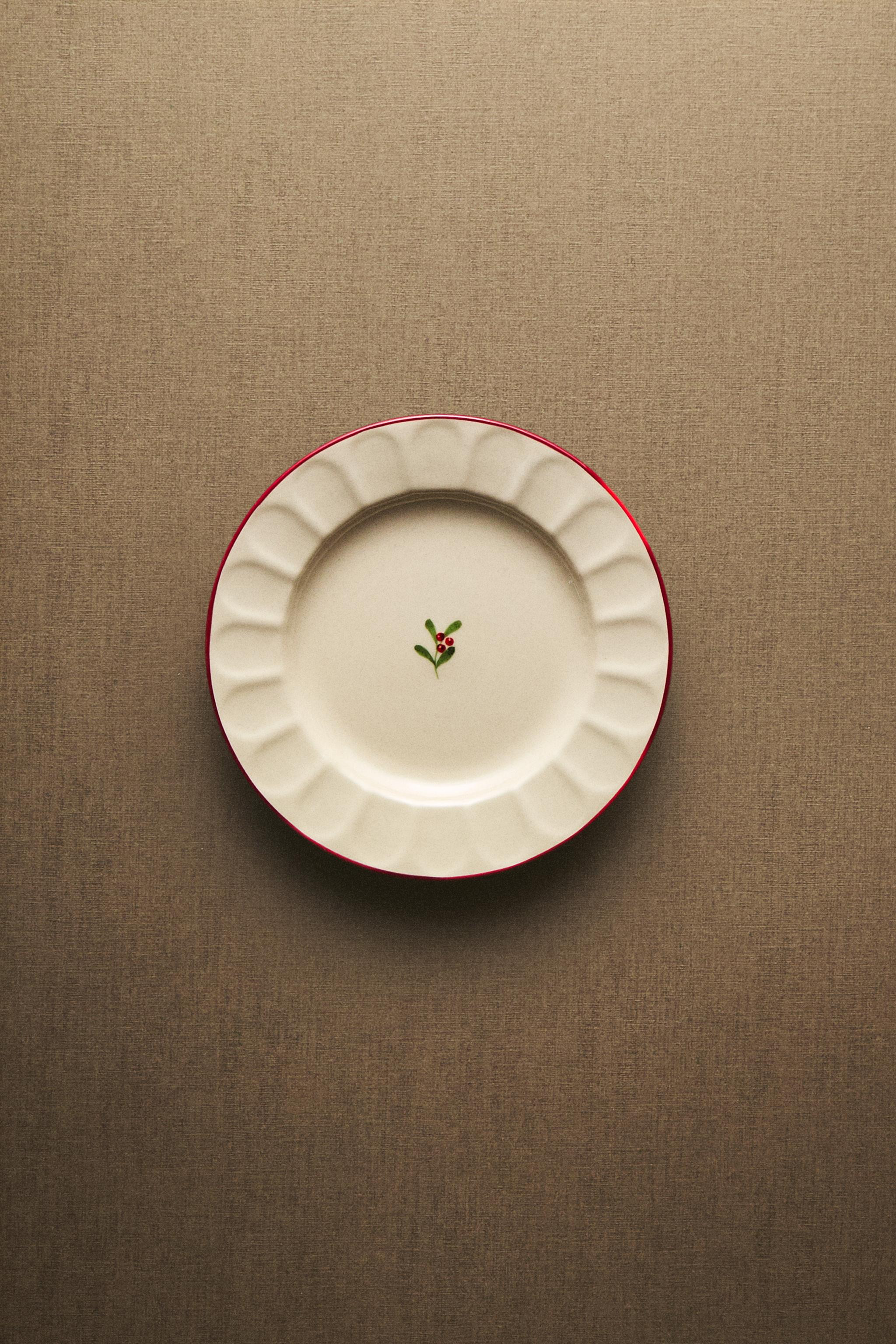 PIATTO PANE GRÈS ONDE NATALE | Zara IT