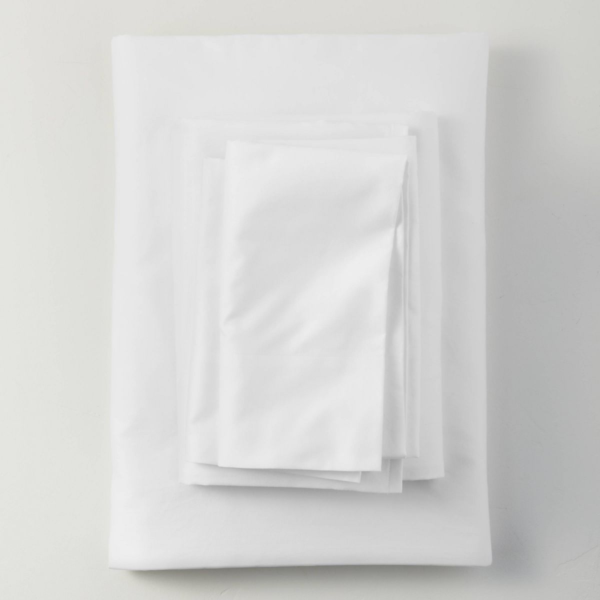 500 Thread Count Washed Supima Sateen Solid Sheet Set - Casaluna™ | Target